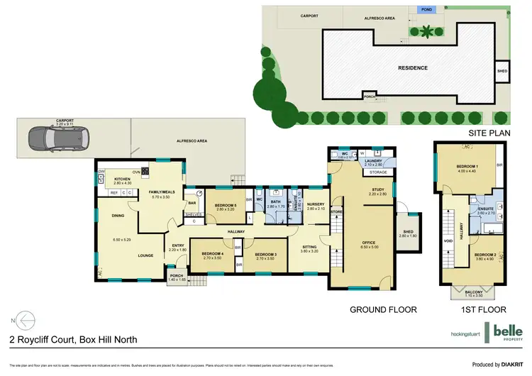 Floorplan of Homely house listing, 2 Roycliff Court, Box Hill North VIC 3129