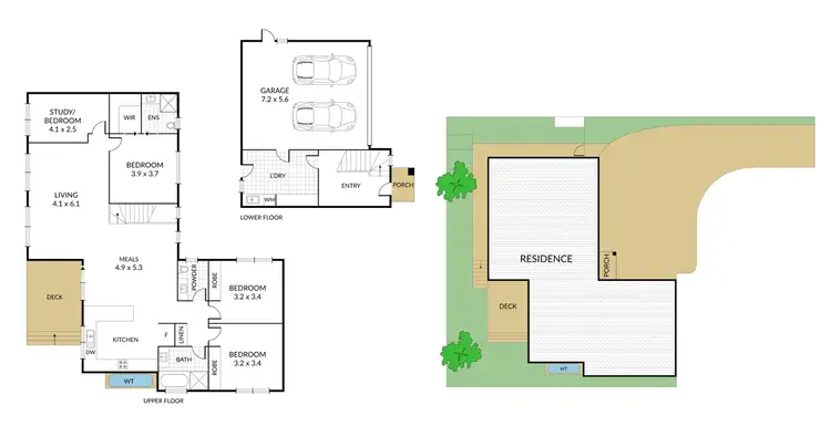 Floorplan of Homely townhouse listing, 2/31 Churinga Avenue, Mitcham VIC 3132
