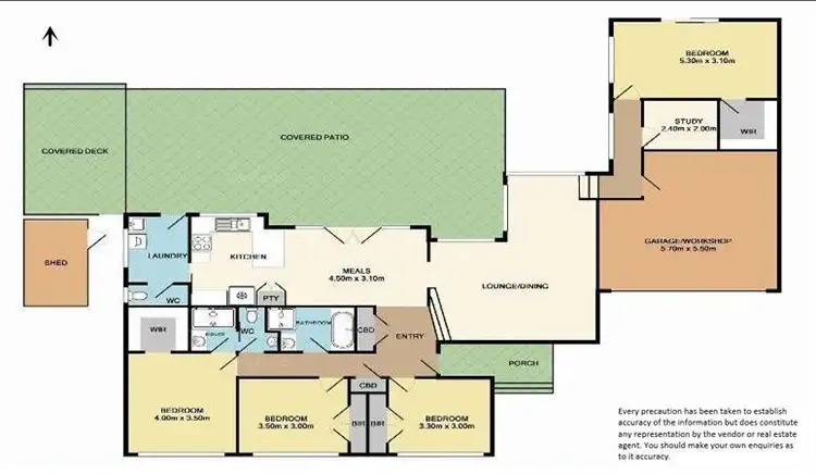 Floorplan of Homely house listing, 5 Henry Road, Wantirna South VIC 3152