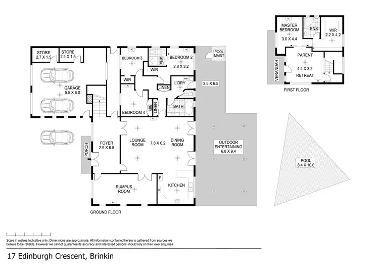 Floorplan of Homely house listing, 17 Edinburgh Crescent, Brinkin NT 810