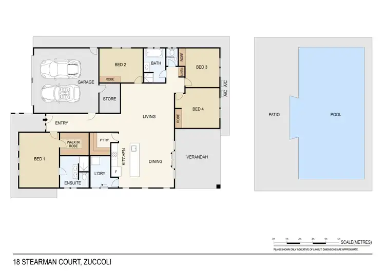 Floorplan of Homely house listing, 18 Stearman Court, Zuccoli NT 832