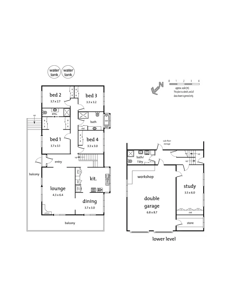 Floorplan of Homely house listing, 2 Darley Street, Upper Ferntree Gully VIC 3156