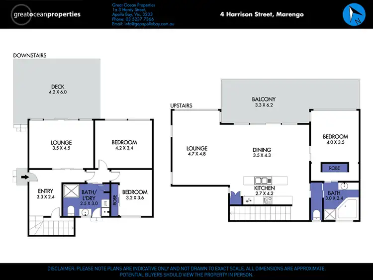 Floorplan of Homely house listing, 4 Harrison Street, Marengo VIC 3233