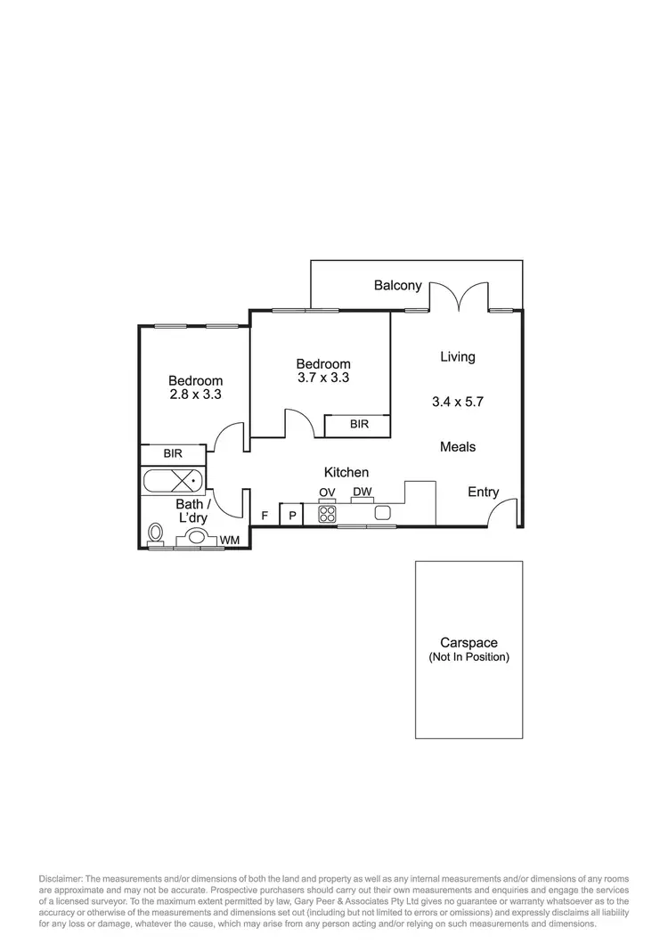 Floorplan of Homely apartment listing, 10/52 Clyde Street, St Kilda VIC 3182