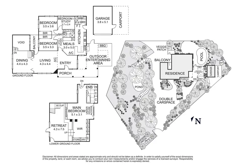 Floorplan of Homely house listing, 8 Kangaroo Ground-Warrandyte Road, North Warrandyte VIC 3113