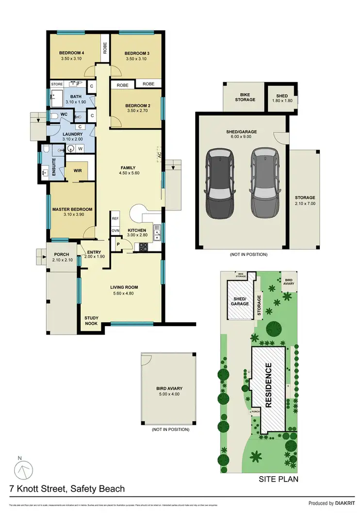 Floorplan of Homely house listing, 7 Knott Street, Safety Beach VIC 3936
