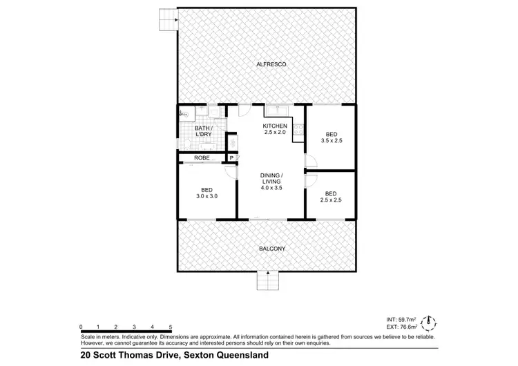 Floorplan of Homely house listing, 20 Scott Thomas Drive, Sexton QLD 4570