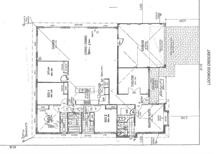 Floorplan of Homely house listing, 40 Lockwood Crescent, Withers WA 6230