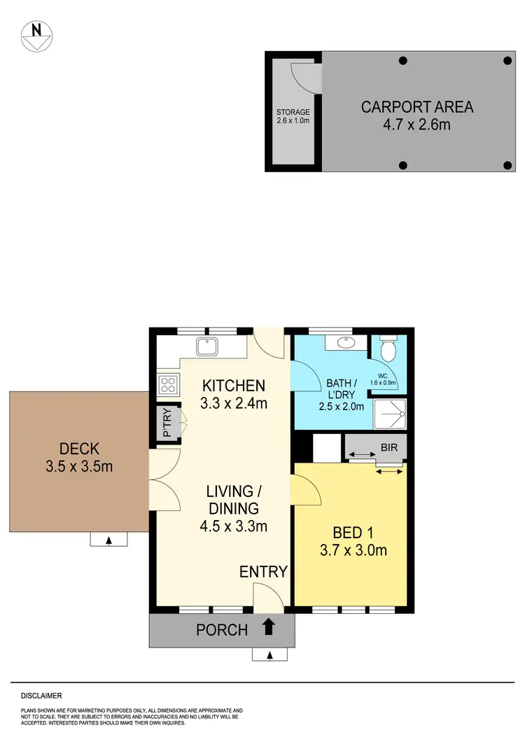 Floorplan of Homely unit listing, 3/19 Kallioota Street, Alfredton VIC 3350
