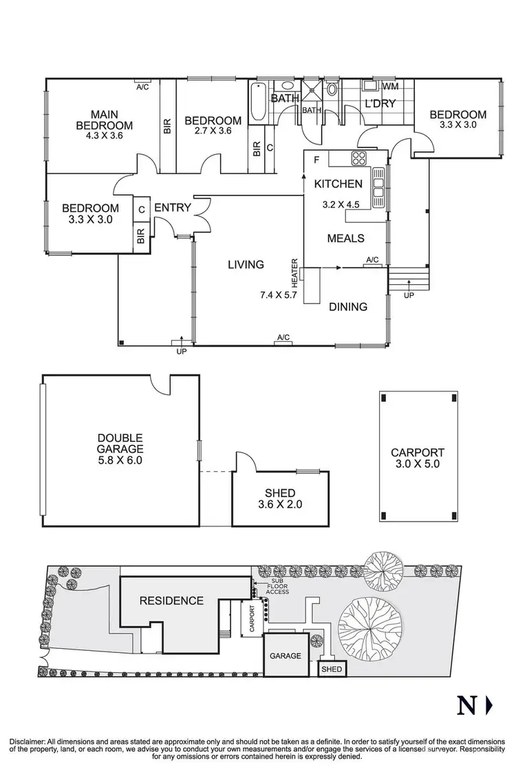 Floorplan of Homely house listing, 3 Felicia Grove, Forest Hill VIC 3131