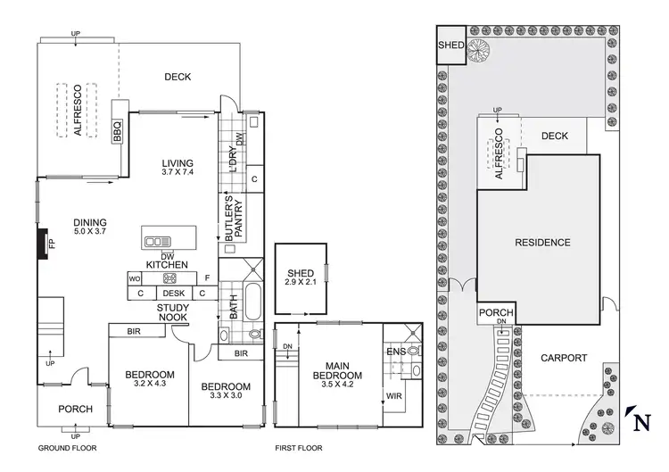 Floorplan of Homely house listing, 59 Nirringa Avenue, Aspendale VIC 3195
