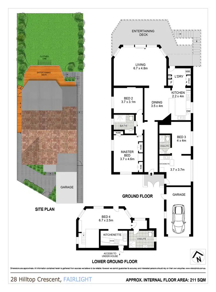 Floorplan of Homely house listing, 28 Hilltop Crescent, Fairlight NSW 2094