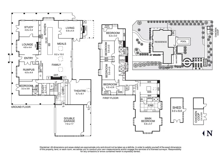 Floorplan of Homely house listing, 8 Fasan Rise, Warrandyte South VIC 3134