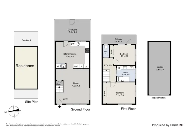 Floorplan of Homely townhouse listing, 1/32 Milne Street, Templestowe VIC 3106