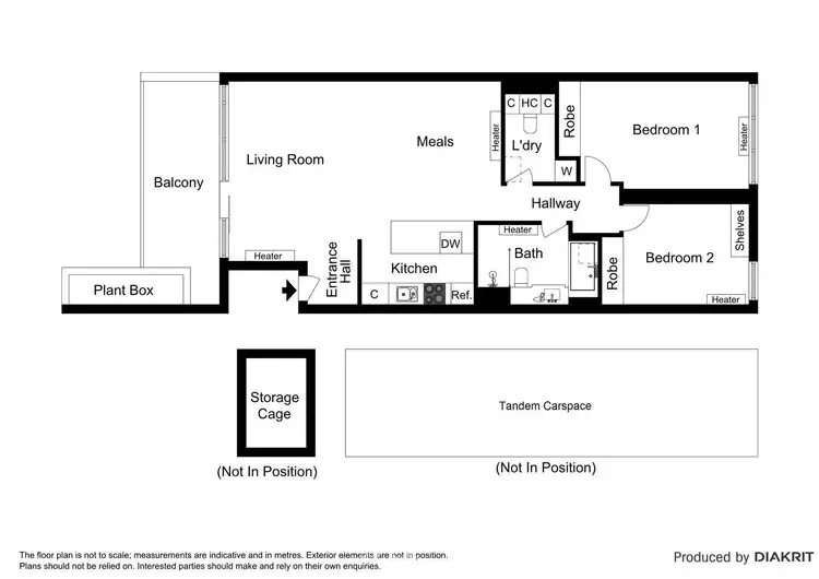 Floorplan of Homely apartment listing, 7/19 St Leonards Avenue, St Kilda VIC 3182
