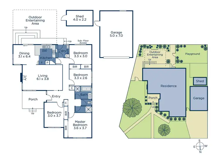 Floorplan of Homely house listing, 2 Banbury Street, Burwood East VIC 3151