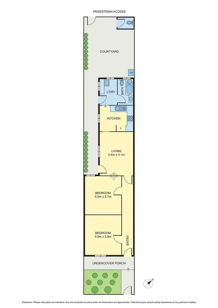 Floorplan of Homely house listing, 24 Mills Street, Albert Park VIC 3206