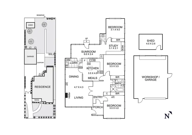 Floorplan of Homely house listing, 21 Mount View Street, Aspendale VIC 3195
