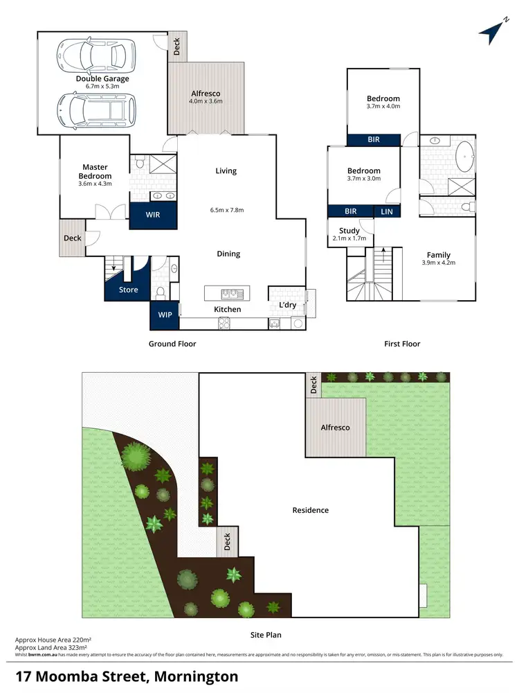 Floorplan of Homely house listing, 17 Moomba Street, Mornington VIC 3931