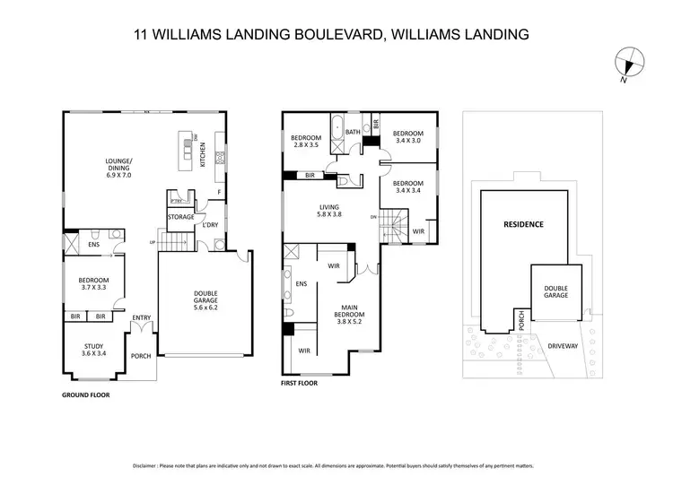 Floorplan of Homely house listing, 11 Williams Landing Boulevard, Williams Landing VIC 3027