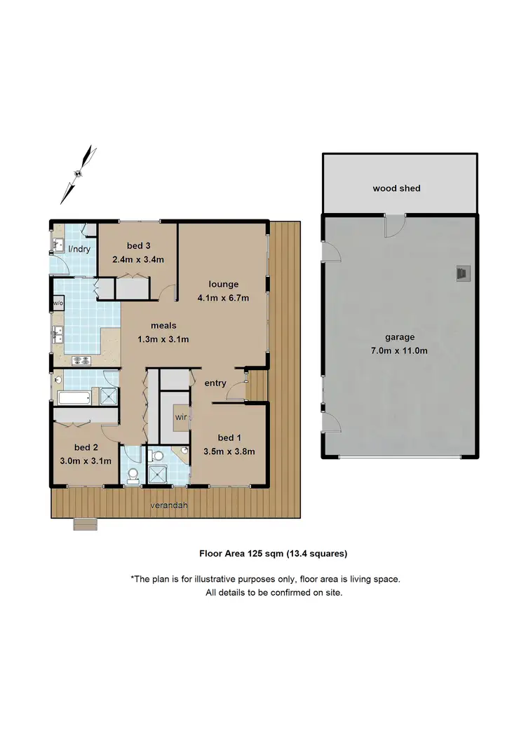 Floorplan of Homely house listing, 5 Outlook Avenue, Yarra Junction VIC 3797