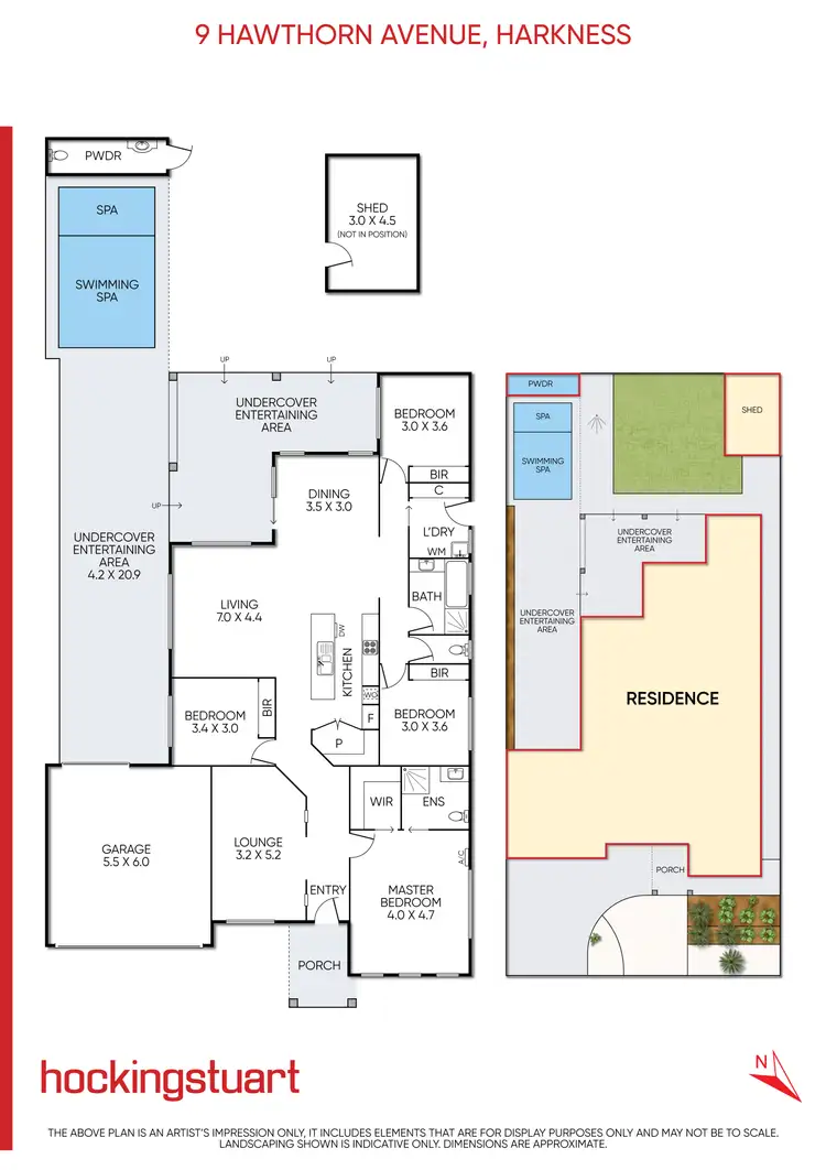 Floorplan of Homely house listing, 9 Hawthorn Avenue, Melton West VIC 3337