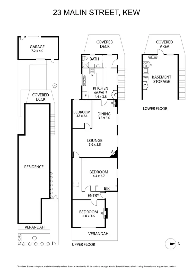 Floorplan of Homely house listing, 23 Malin Street, Kew VIC 3101