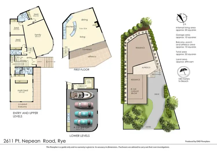 Floorplan of Homely house listing, 2611 Point Nepean Road, Rye VIC 3941