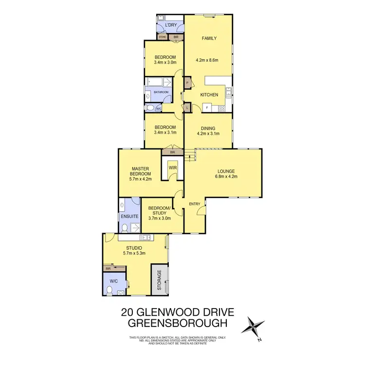 Floorplan of Homely house listing, 20 Glenwood Drive, Greensborough VIC 3088