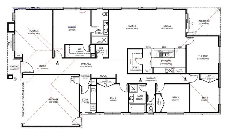 Floorplan of Homely house listing, 18 Picardy Way, Wollert VIC 3750