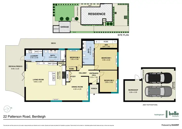 Floorplan of Homely house listing, 22 Patterson Road, Bentleigh VIC 3204