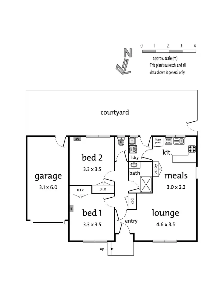 Floorplan of Homely unit listing, 1/41-43 Dublin Road, Ringwood East VIC 3135