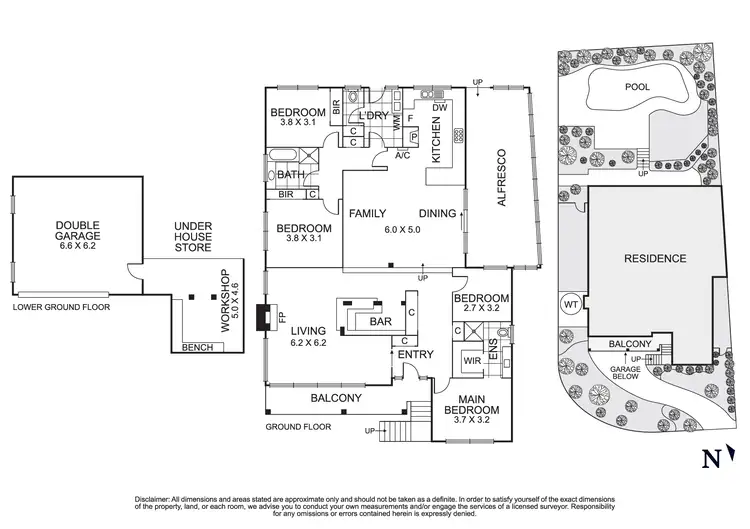 Floorplan of Homely house listing, 1 Carinya Road, Greensborough VIC 3088
