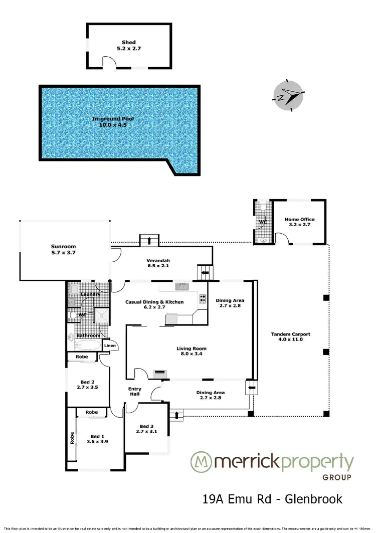 Floorplan of Homely house listing, 19A Emu Road, Glenbrook NSW 2773