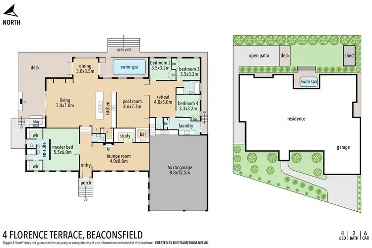 Floorplan of Homely house listing, 4 Florence Terrace, Beaconsfield VIC 3807