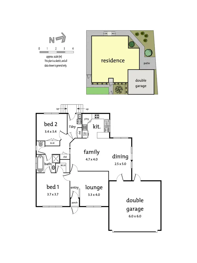 Floorplan of Homely unit listing, 1A Elizabeth Street, Bulleen VIC 3105