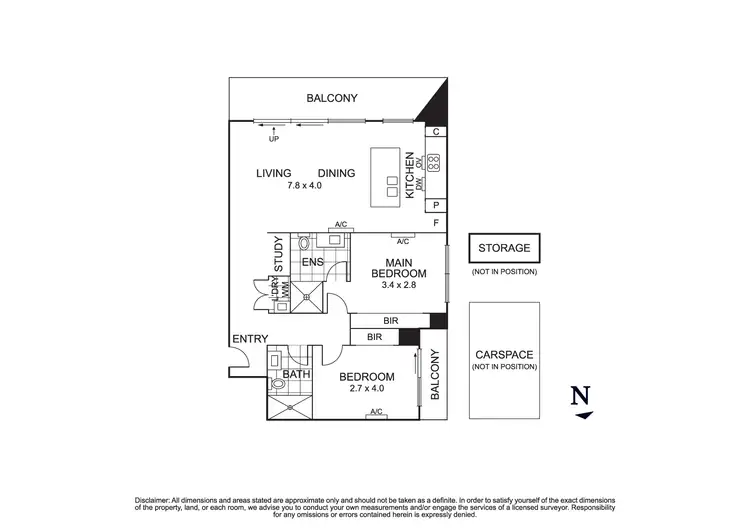 Floorplan of Homely apartment listing, 805/2 Elland Avenue, Box Hill VIC 3128
