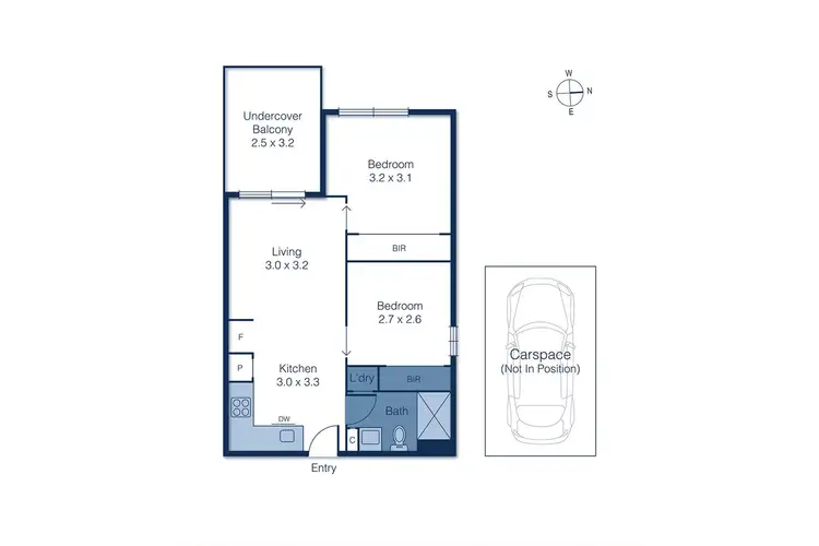 Floorplan of Homely apartment listing, 1325/188 Whitehorse Road, Balwyn VIC 3103
