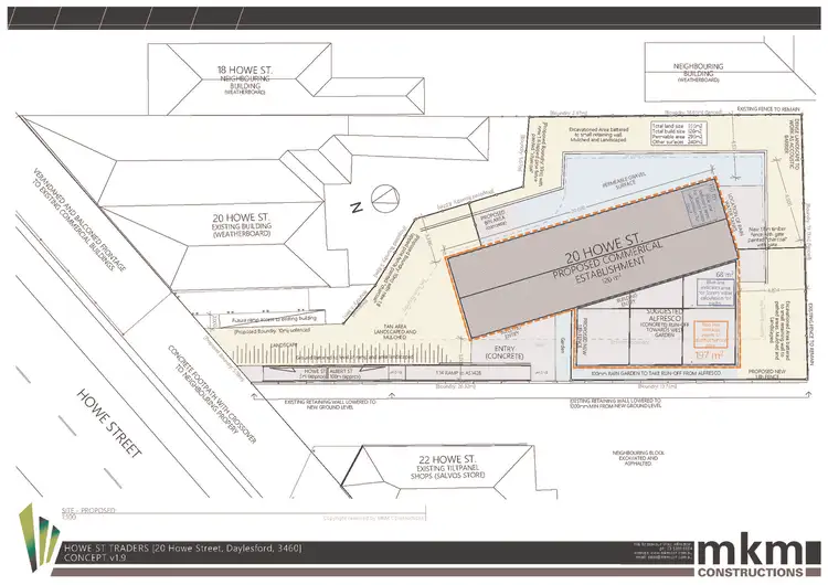 Floorplan of Homely land listing, Lot 2/20 Howe Street, Daylesford VIC 3460