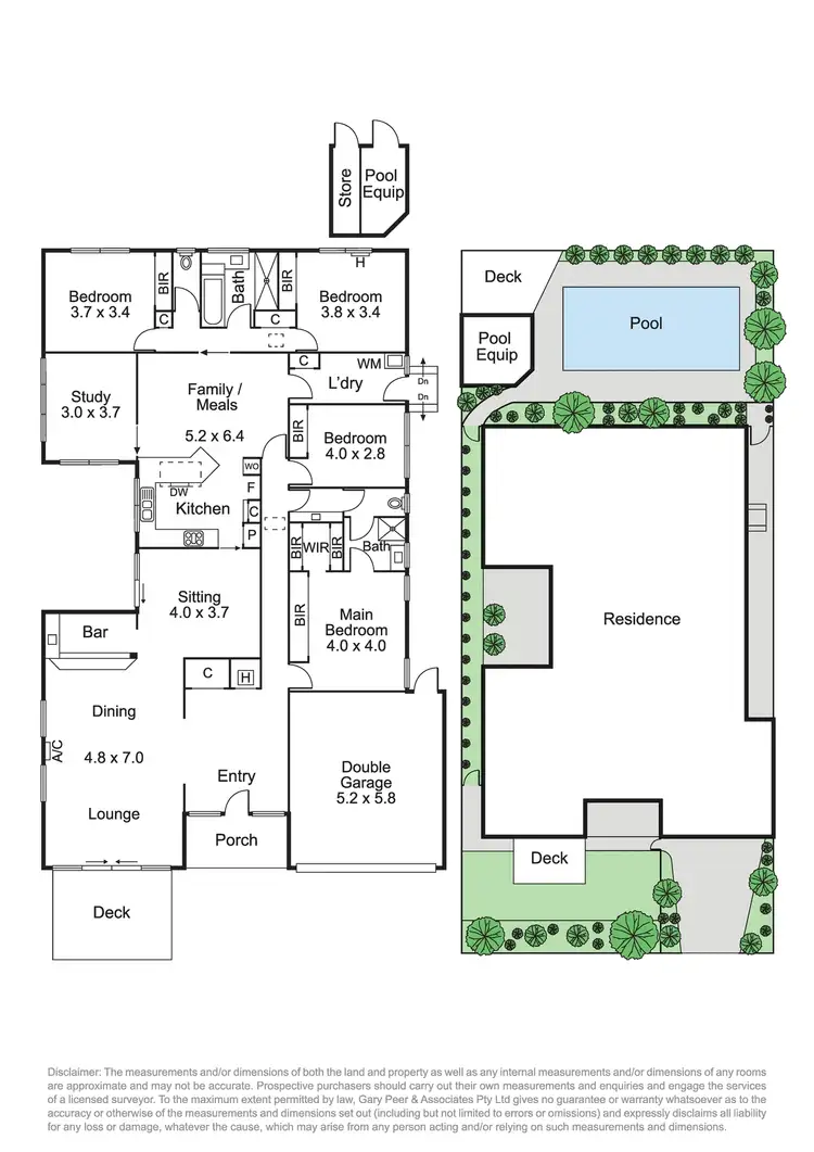 Floorplan of Homely house listing, 14 Alfada Street, Caulfield South VIC 3162
