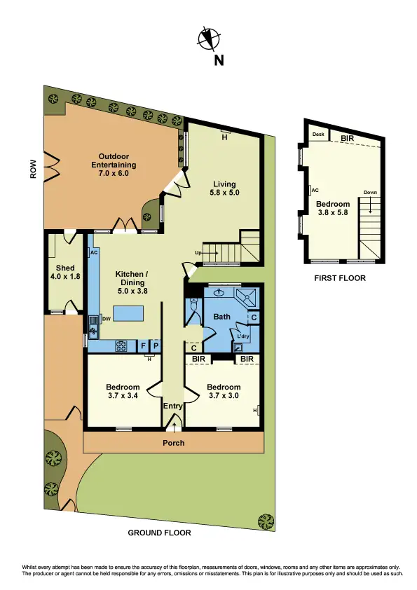 Floorplan of Homely house listing, 107 John Street, Williamstown VIC 3016