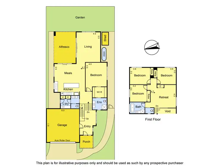 Floorplan of Homely house listing, 7 Evergreen View, Eltham North VIC 3095