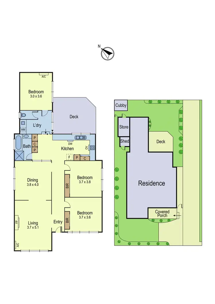 Floorplan of Homely unit listing, 1/11 Milton Street, Macleod VIC 3085