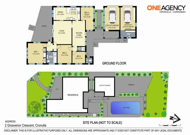 Floorplan of Homely house listing, 2 Grosvenor Crescent, Cronulla NSW 2230