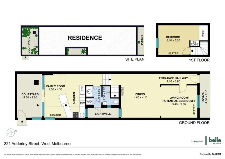 Floorplan of Homely house listing, 221 Adderley Street, West Melbourne VIC 3003