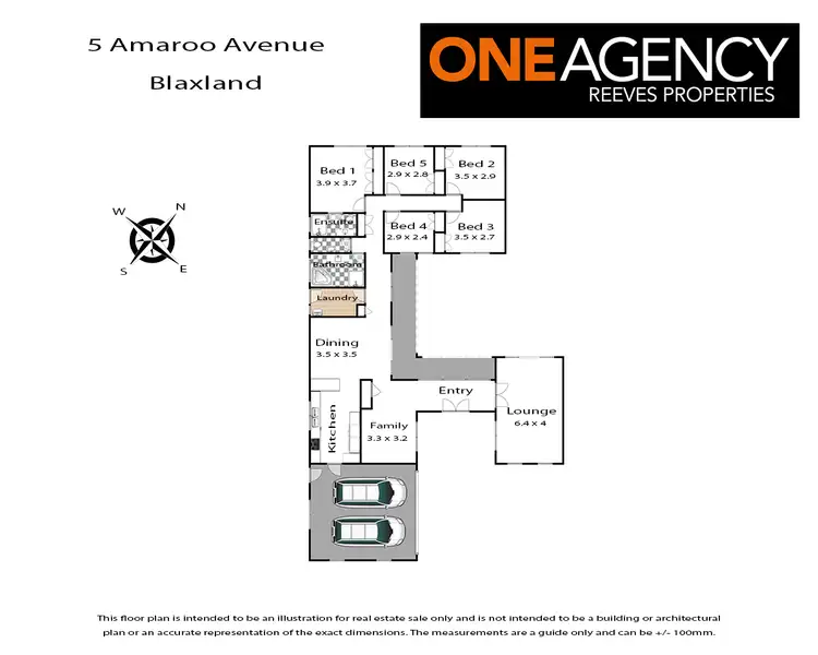 Floorplan of Homely house listing, 5 Amaroo Avenue, Blaxland NSW 2774