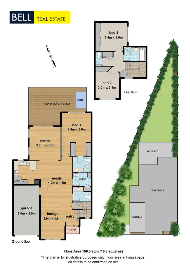 Floorplan of Homely townhouse listing, 59 St Laurent Rise, Knoxfield VIC 3180