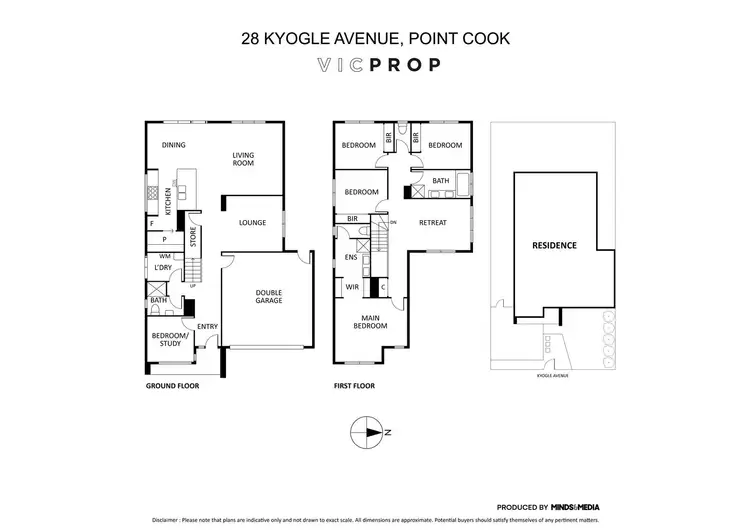 Floorplan of Homely house listing, 28 Kyogle Avenue, Point Cook VIC 3030