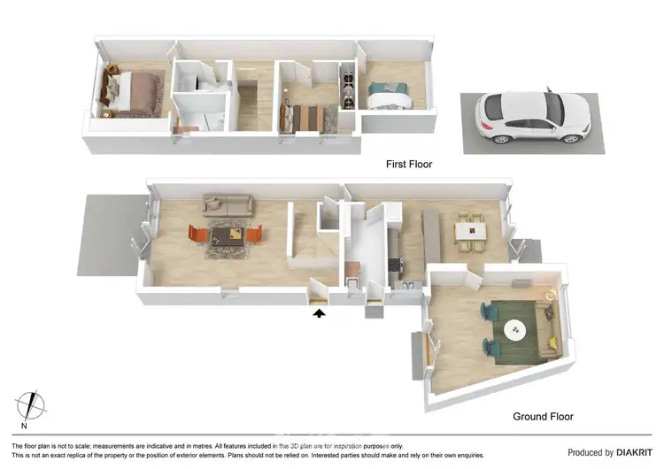 Floorplan of Homely townhouse listing, 1/48 Lyndon Street, Ripponlea VIC 3185