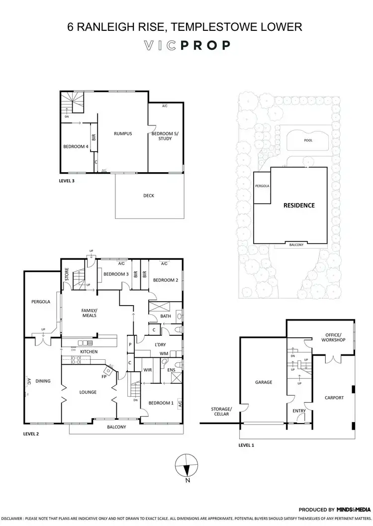 Floorplan of Homely house listing, 6 Ranleigh Rise, Templestowe Lower VIC 3107